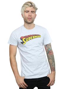 Футболка с логотипом Superman Telescope Crackle DC Comics, серый