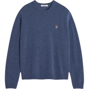 Свитер Maison Kitsuné с лисьей головой Maison Kitsune, синий