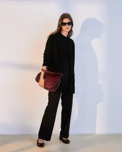 Женский свободный трикотажный жакет 100% кашемир Woman El Corte Inglés, чёрный