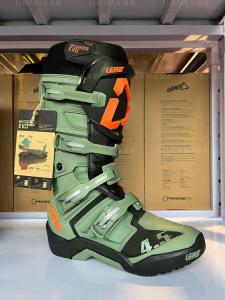 LEATT Водонепроницаемые мотоциклетные внедорожные ботинки для трейла и скалолазания с регулируемой осью и защитой от падения, размер 45