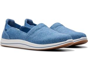 Туфли на плоской подошве Clarks Breeze Step II, цвет Denim Blue Textile