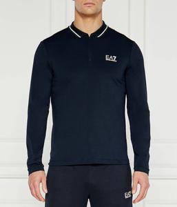 Рубашка поло Regular fit Ea7, синий