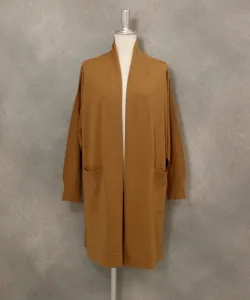 Длинный кардиган из 100% шерсти Studio Picone, цвет Beige(019)