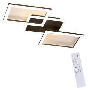 Светодиодный потолочный светильник Nettlife Barbara, 35x4x55 см, черный