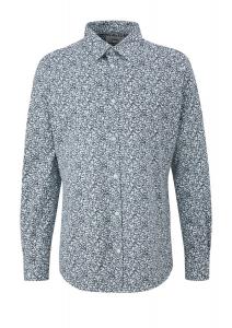 s.Oliver BLACK LABEL Рубашка на пуговицах приталенного кроя в белом цвете