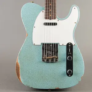Fender Custom Shop Limited '61 Telecaster Relic 2025, состаренный голубой блестящий цвет Дафны