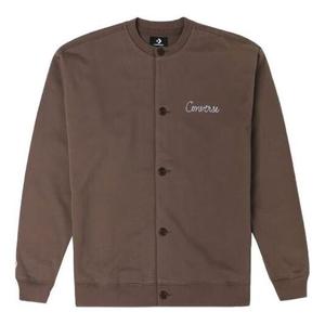 Свитер chain stitch elevated cardigan pullover 'brown' Converse, коричневый