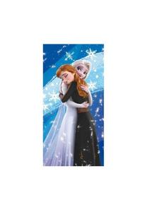 Полотенце детское пляжное Disney Frozen с принтом, 70x140 см, синий