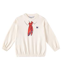 Толстовка из хлопкового джерси Mini Rodini, белый