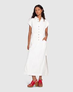 Платье-рубашка Sundown Denim Midi Belle&Bloom, кремовый