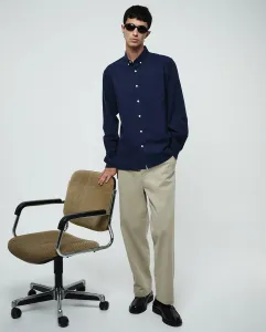 Обычная оксфордская рубашка Sfera, темно-синий