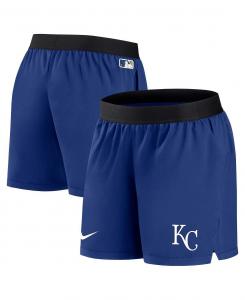 Женские шорты для командных выступлений Royal Kansas City Royals Authentic Collection Team Performance Nike