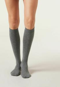 Носки выше колена Calzedonia, серый