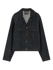 Джинсовая куртка с накладным карманом LEMAIRE, черный