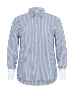 Блуза KAFFE CURVE Melina, пыльно-синий