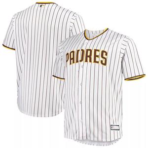 Мужская белая/коричневая футболка команды San Diego Padres Big & Tall Home Replica Team