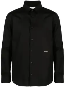Рубашка с нашивкой-логотипом Iceberg, черный