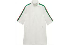 Платье с короткими рукавами женское белое Gucci