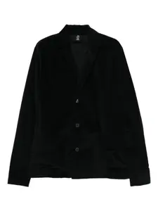 Однобортный пиджак из бархата Thom Krom, черный