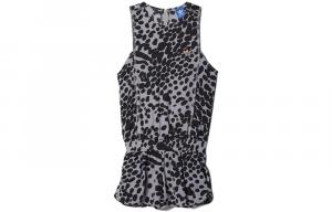 Боди женское средне-серое, меланжевое Adidas Originals