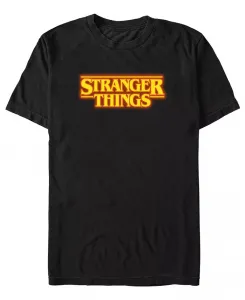 Мужская толстовка с коротким рукавом Stranger Things Fifth Sun, черный