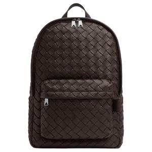 Bottega Veneta Рюкзак мужской из телячьей кожи intrecciato цвет chocolate brown