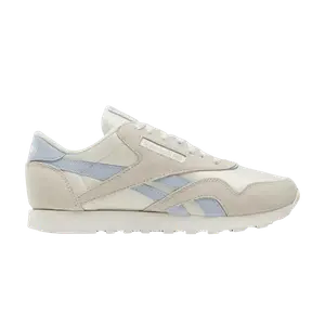 Кроссовки Reebok Wmns Classic Nylon Bone Pale Blue, кремовый