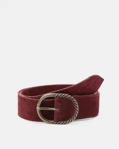 Кожаный ремень Tintoretto, бордовый