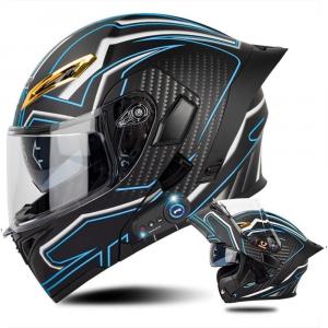 Шлем AAREG Motorcycle, черный / синий