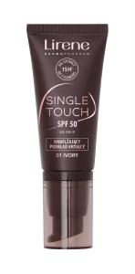Легкая увлажняющая тональная основа для лица SPF50 Lirene Single Touch 01 Ivory