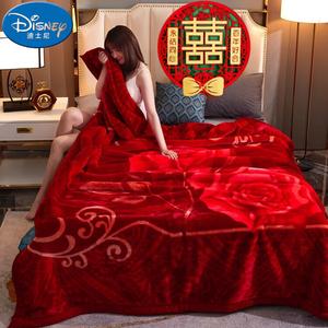 Disney Одеяло свадебное 180х220 см, 3 кг, утолщенное, с подарочным пакетом "Двойное счастье", цвет Rose Love Story