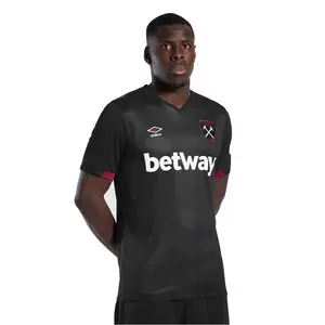 Футболка с коротким рукавом Umbro West Ham United FC 24/25 Away, черный