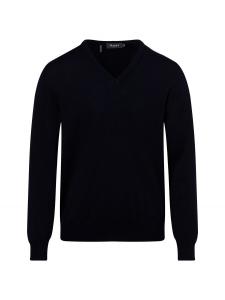 Свитер с v-образным вырезом MAERZ Muenchen Sweater, морской синий