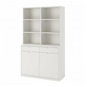 Комбинация для хранения TONSTAD IKEA, 120x47x201 см, кремовый