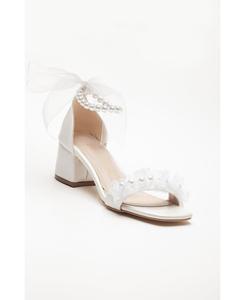 Свадебные сандалии Sanna Lace (женские) Forever & Always Shoes, Ivory