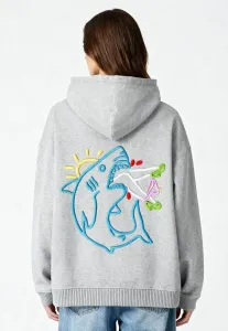 Толстовка с капюшоном Mira Paris, Mottled Grey