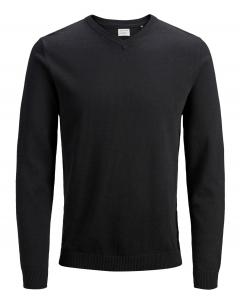 Джемпер Jack & Jones однотонный, черный