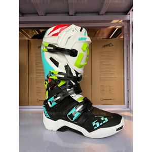 LEATT Внедорожные ботинки 5.5 4.5 motorcycle t10 trail t7 tire active axle anti-fall adv riding boots, 5.5 бело-зеленые универсальная версия, размер 40.5