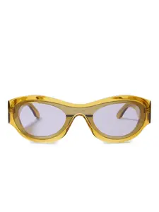 Солнцезащитные очки в геометричной оправе Sunnei, желтый