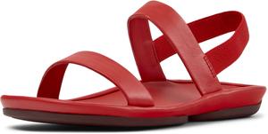 CAMPER Сандалии на ремешках 'Right Isla' в красном цвете