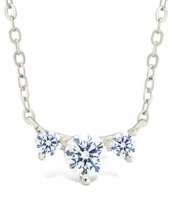 Колье Робин с кубическим цирконием Sterling Forever, Silver