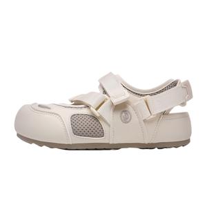 Дышащие низкие кроссовки для скейтбординга для женщин BINGO DUCK, Beige Gray