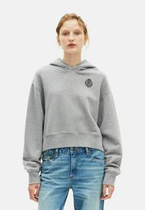 Худи The Kooples Hoodie, Grey Melange/Mottled Grey