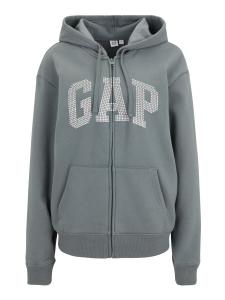 Толстовка с капюшоном на молнии Gap Tall HERITAGE, серый