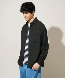 Рубашка с широкими штанинами, не требующая особого ухода и не мнещаяся, модель Autumn Relight. Можно стирать в машине, эластичная ткань Avv, цвет Dark Gray