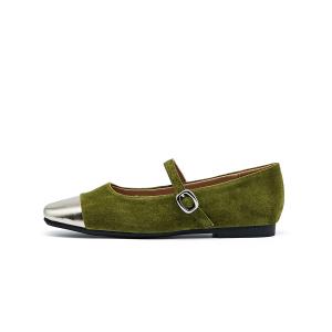 AQUASCUTUM Мэри Джейн оливкового цвета, цвет Olive Green
