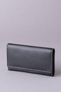 Большой кожаный кошелек Lakeland Leather, черный