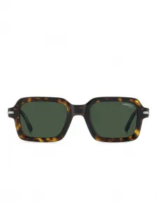 Солнцезащитные очки в квадратной оправе Carrera, коричневый