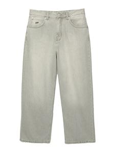 Мешковатые джинсы Pull&Bear, пастельно-зеленый