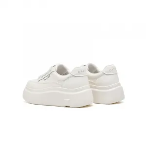 Женские низкие скейтерские кроссовки Abrasion Resistant Slip Resistant DAPHNE, бежевый красный (fleece-lined)